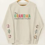 Personalized Mama & Grandma Sweatshirt with Kids Names on Sleeve - Personalized Mother's Day Gift - 100% Cotton S-5XL (1)