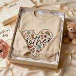 Personalized Mother Heart Graphic Sweatshirt - Custom Mother’s Day Gift for Mom & Grandma (S-5XL) (3)