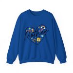 Personalized Mother Heart Graphic Sweatshirt - Custom Mother’s Day Gift for Mom & Grandma Royal