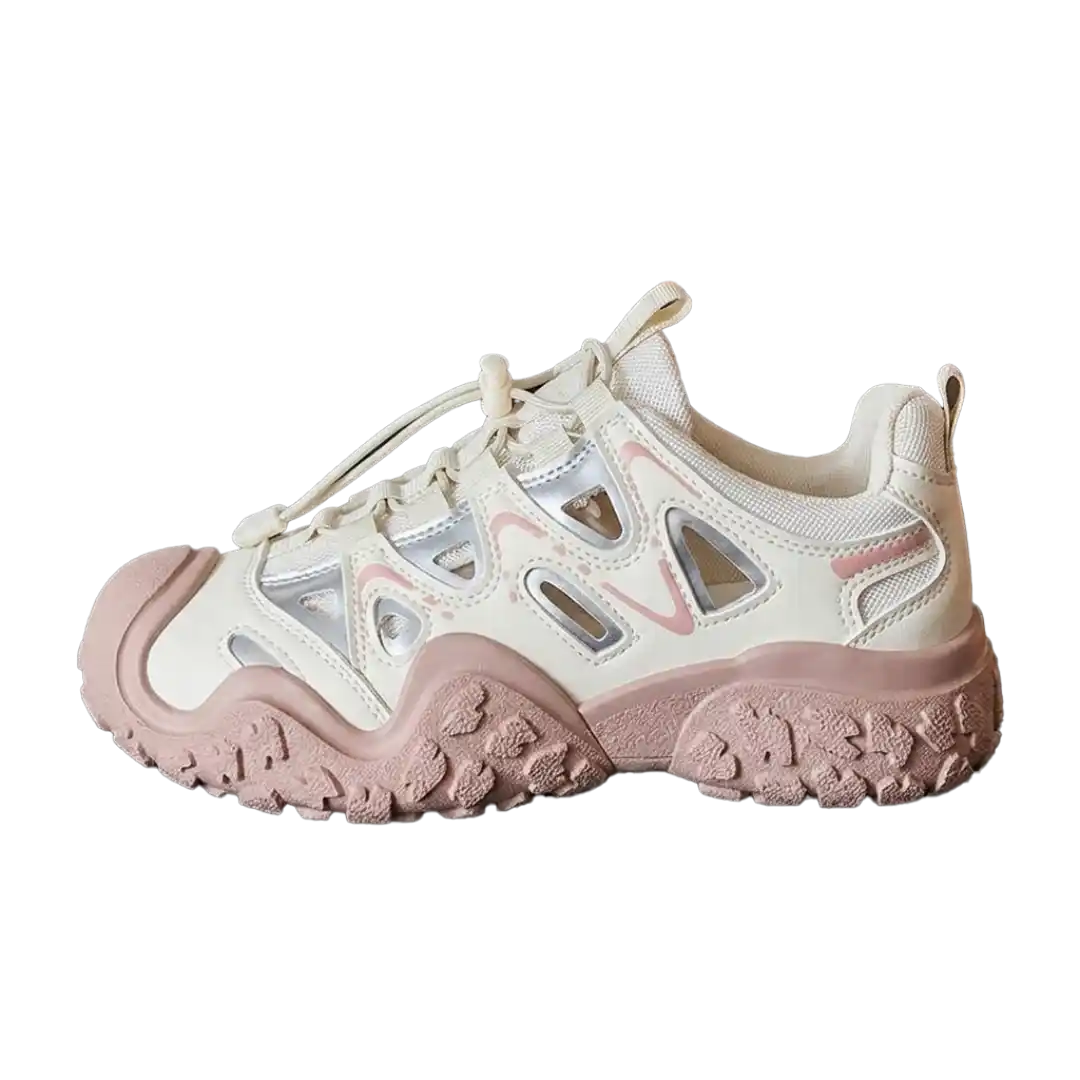 9.35_4fc7b173-e2d3-481e-bf84-2702d710421a Women's Chunky Sneakers Breathable Casual Sports Shoes - Image 1