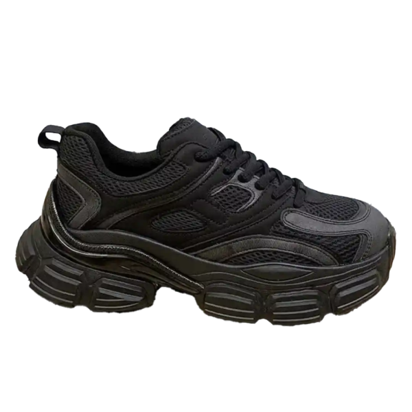 Breathable Mesh Chunky Sneakers Casual Walking Shoes - Image 2