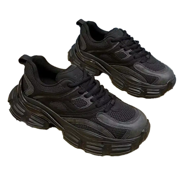 Breathable Mesh Chunky Sneakers Casual Walking Shoes - Image 3