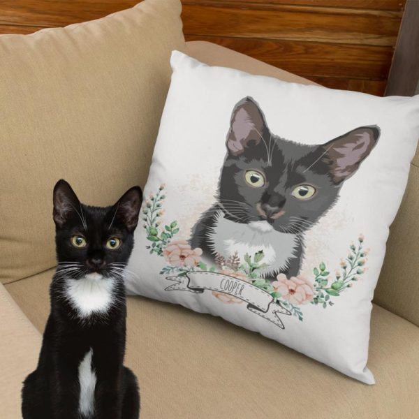 Custom Cat Pillow With Name - Image 7