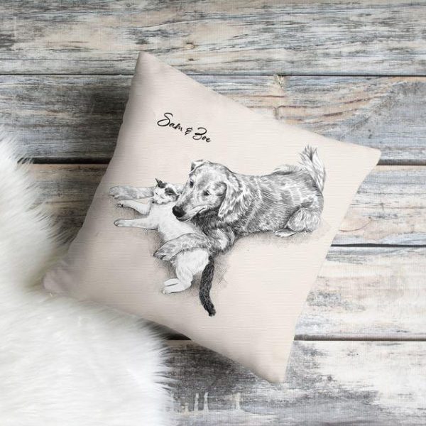 Custom Dog Pillow With Name - Image 3