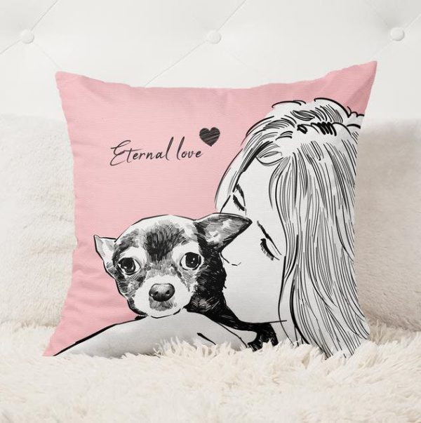 Custom Dog Pillow With Name - Image 2