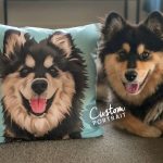 Custom Pet Portrait Pillow