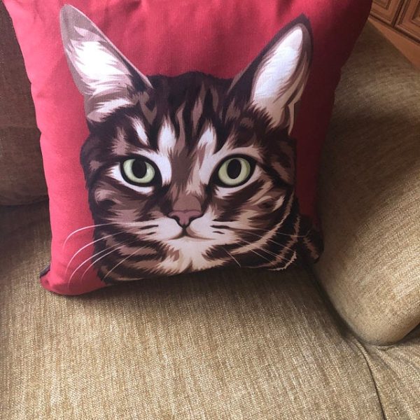 Custom Pet Portrait Pillow - Image 7