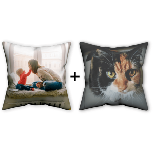 [Flash Sale] Custom Family Pillow + Pet Pillow
