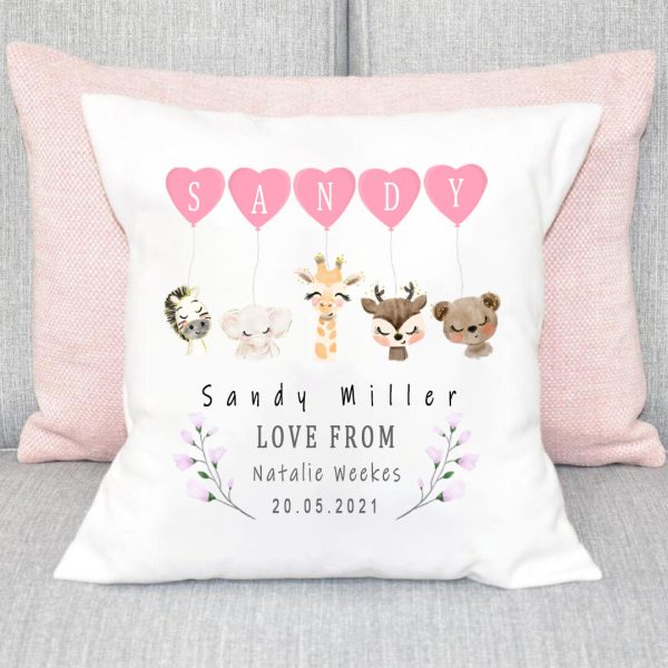 Cute Animals Throw Pillow  Custom - Image 3