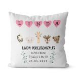 Cute Animals Throw Pillow  Custom - Image 2