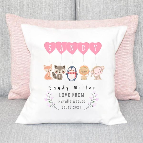 Cute Animals Throw Pillow  Custom - Image 4
