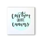 Canvas Prints With Text (From 8*8”)