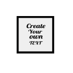 Framed Canvas Prints With Text (From 8*8")