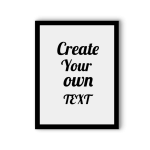 Framed Canvas Prints With Text