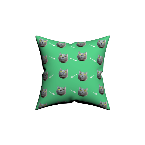 Custom Cat Face Pillow - Image 3