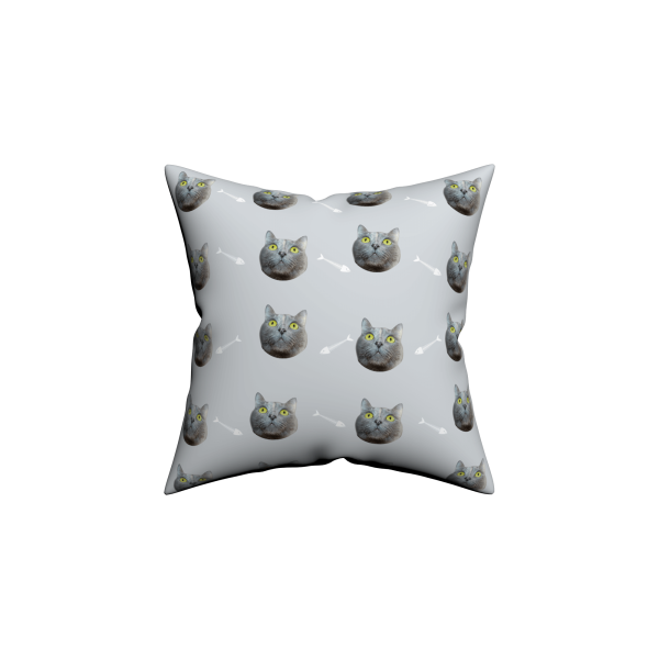 Custom Cat Face Pillow - Image 9